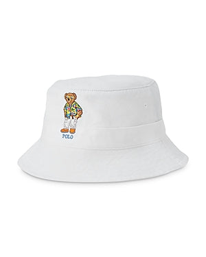 Polo Ralph Lauren Mens Chino Loft Novelty Bucket Hat White Small Medium