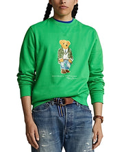 Polo Ralph Lauren Mens Regular fit Long Sleeve Crewneck Sweatshirt Large Green