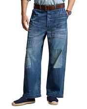 Polo Ralph Lauren Relaxed Fit Distressed Jeans Blue 38 x 32