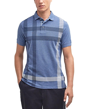 Barbour Men Regular fit Short Sleeve Polo Shirt Small Blue