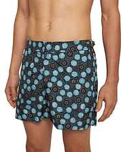 Orlebar Brown Setter Mens Daisy Printed 4.5" Swim Trunks Blue 36