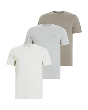 ALLSAINTS Mens Brace Tee Shirts Pack of 3 Small Multi color