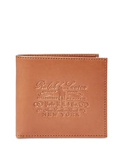 Polo Ralph Lauren  Heritage Leather Bifold Wallet Light Brown