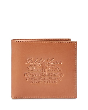 Polo Ralph Lauren Mens Heritage Full Grain Leather Wallet One Size