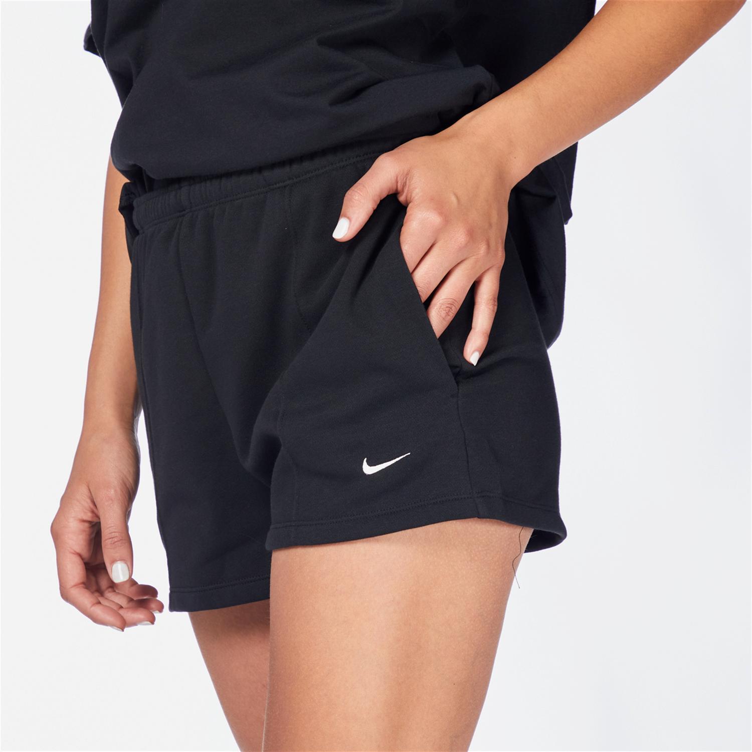 Nike Women Regular fit Sweat Shorts Shorts XL Black Solid