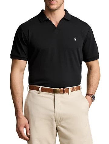 Polo Ralph Lauren Mens Regular fit Short Sleeve Polo Shirt XXXL Black Solid