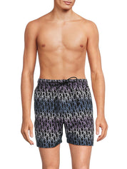 Karl Lagerfeld Paris Mens Regular fit Swim Trunks Swimwear XXL Black Blue
