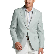 Nautica Mens Modern fit Cotton Sport Coat Blazer 42 S Mint Green Solid