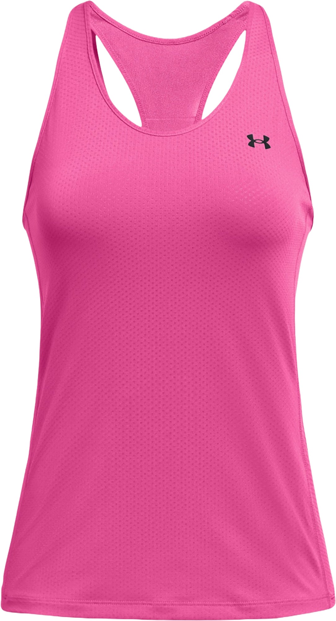Under Armour Women Regular fit Sleeveless Tank Top Shirt Medium Pink Solid
