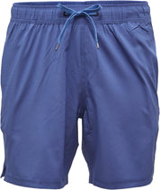 Saxx Mens Regular fit Swim Trunks Swimwear XXL Blue Solid Stretch