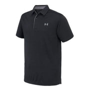 Under Armour Men Regular fit Short Sleeve Polo Shirt Small Black Solid