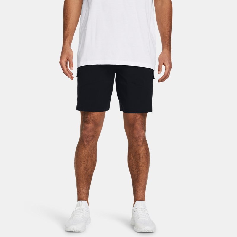 Under Armour Mens Loose fit Cargo Shorts XXL Black Solid
