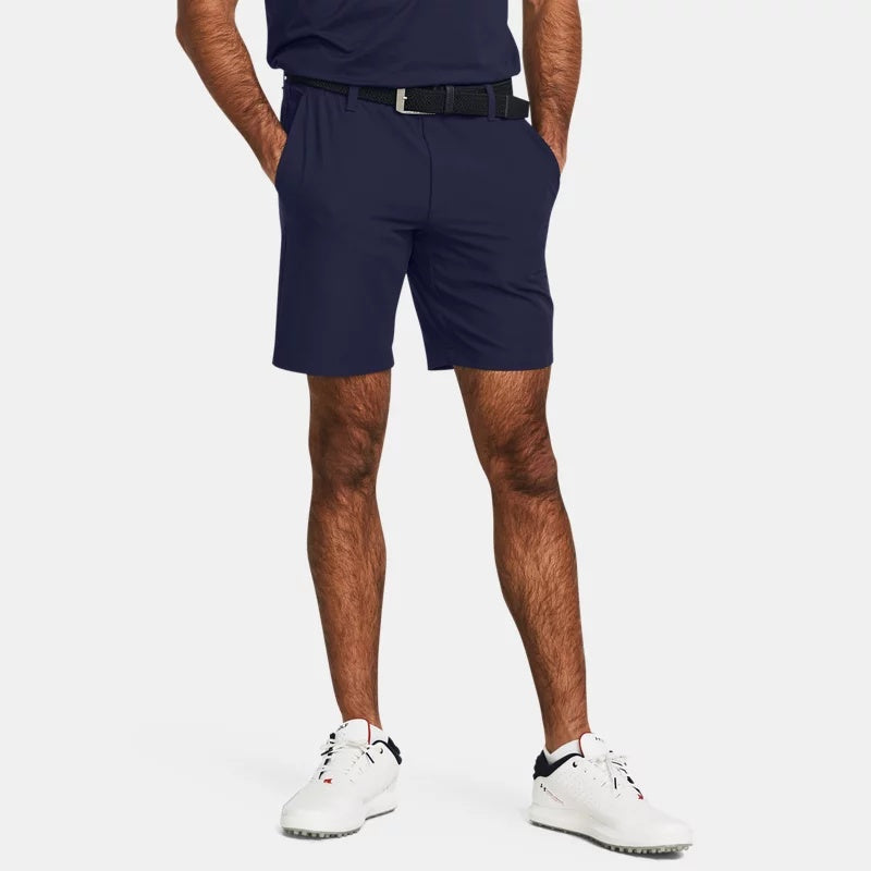 Under Armour Men Regular fit Golf Shorts 40 / 7.5 Blue Solid