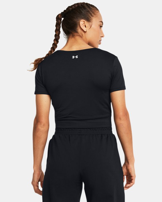 Under Armour Women Regular fit Short Sleeve T-Shirt Shirt XS Black Solid