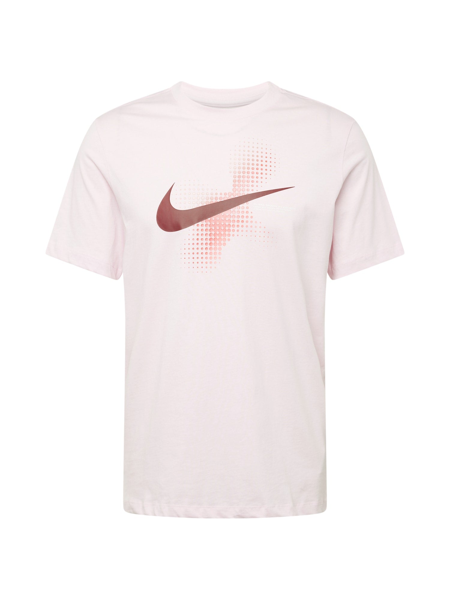 Nike Mens Regular fit Short Sleeve Logo T-Shirt Shirt Large Light Pink Solid