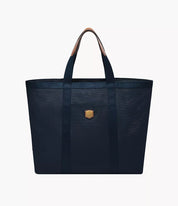 Fossil Two 8" Handles Hayes Tote with Zipper Bags Blue