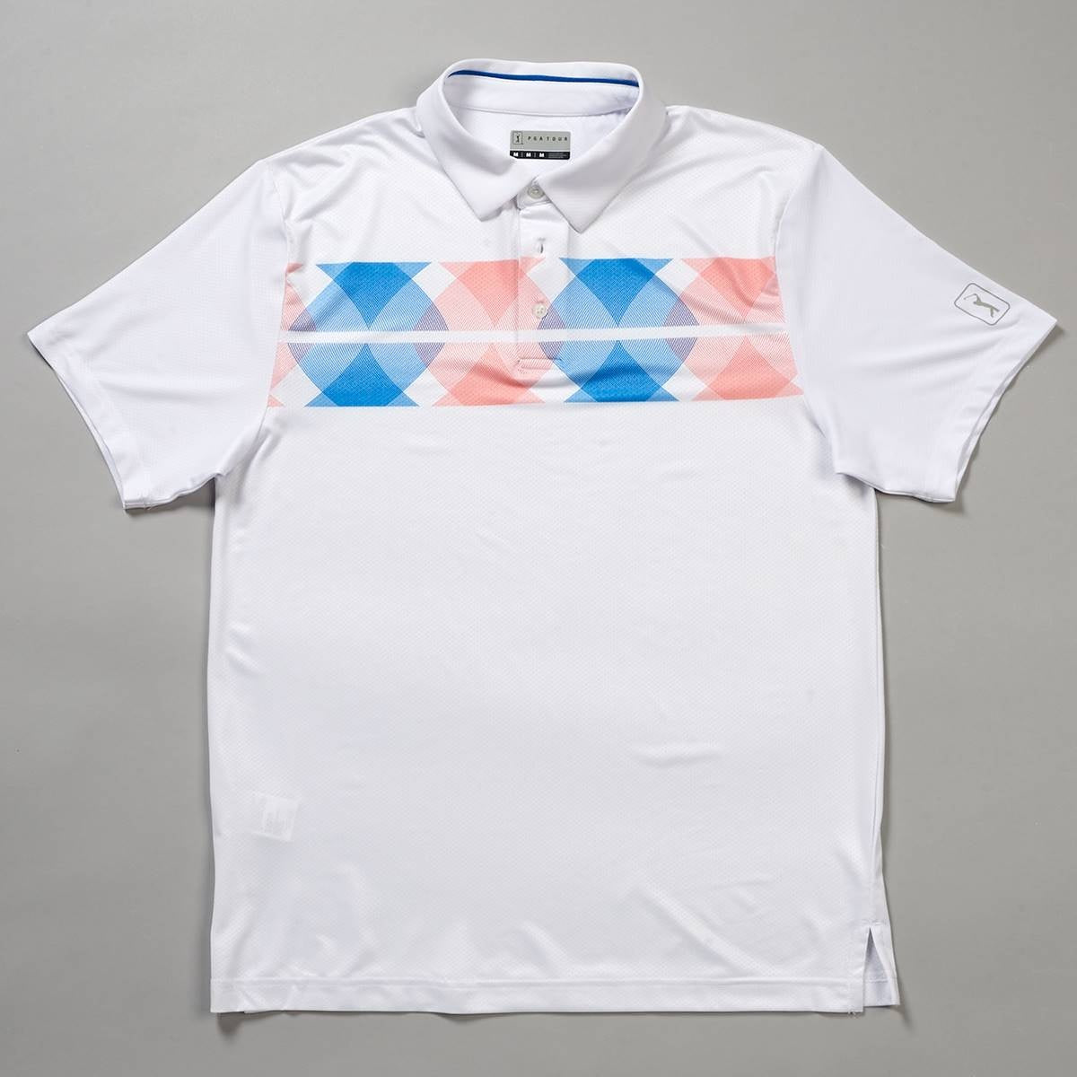 PGA TOUR Mens Regular fit Short Sleeve Polo Shirt Large White