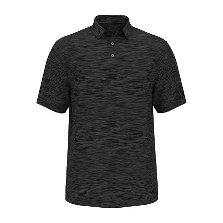 PGA TOUR Mens Regular fit Short Sleeve Polo Shirt 4XLT Black