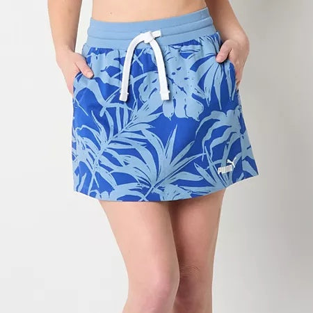 PUMA Womens Regular fit Drawstring Skirt Medium Blue