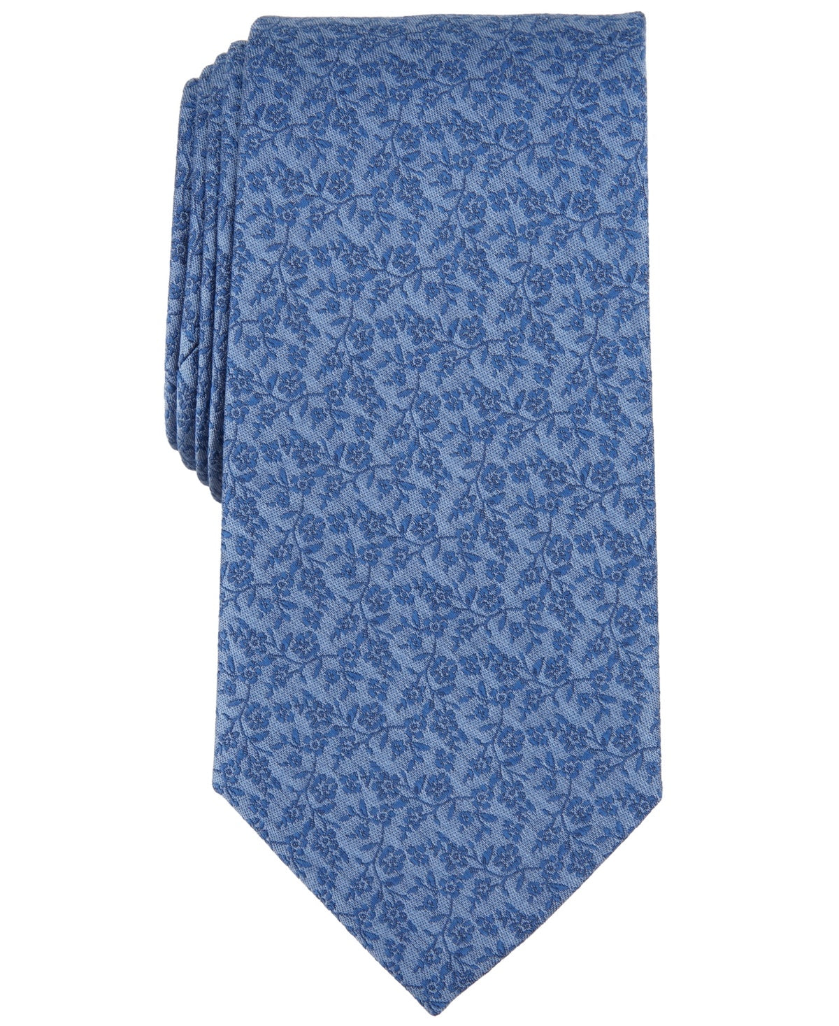 Michael Kors Mens Regular fit Tie Necktie One Size Blue Linly Floral
