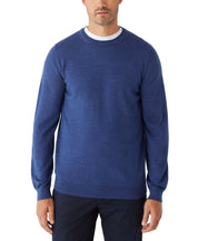Frank And Oak Mens Merino Wool Crewneck Long Sleeve Sweater Royal Blue 2XL