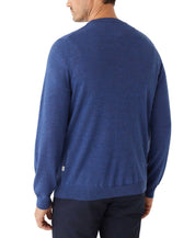 Frank And Oak Mens Merino Wool Crewneck Long Sleeve Sweater Royal Blue 2XL