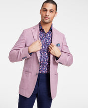 Tallia Mens Slim fit Sport Coat Blazer 46 L Lilac Purple Solid