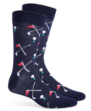 Club Room Mens Regular fit Crew Socks One Size Blue