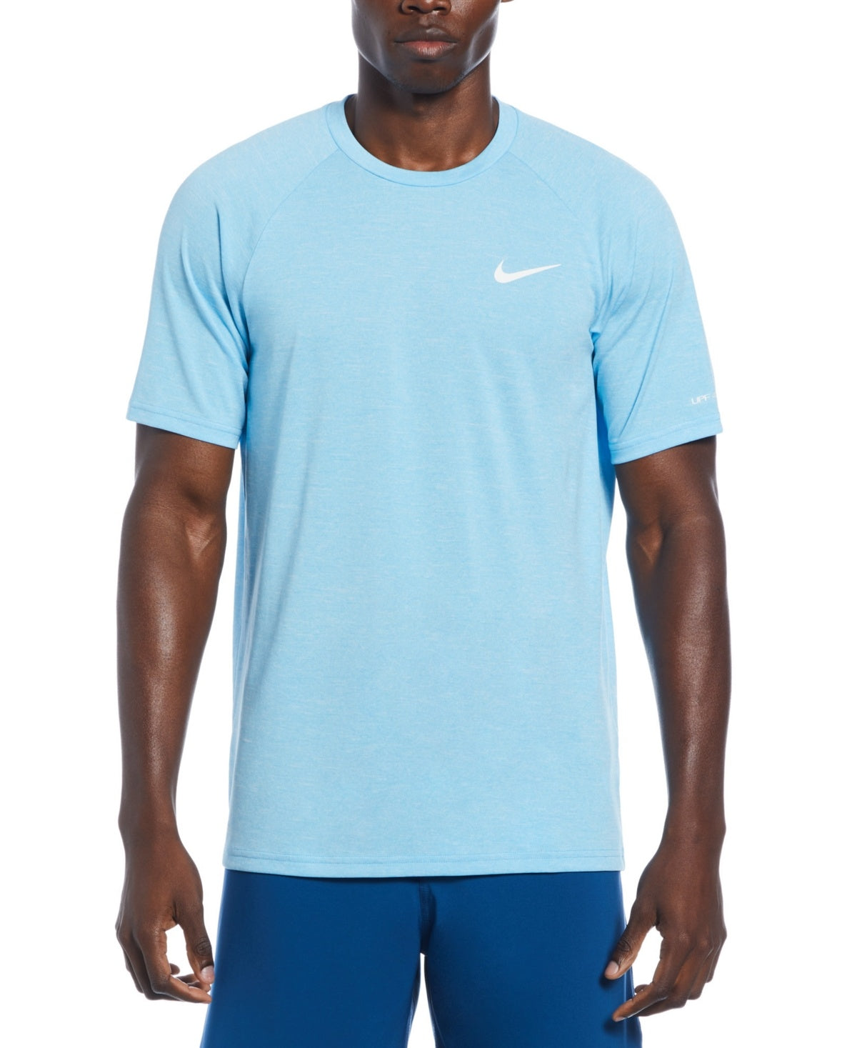 Nike Men Regular fit Short Sleeve T-Shirt Shirt XXL Blue Stretch