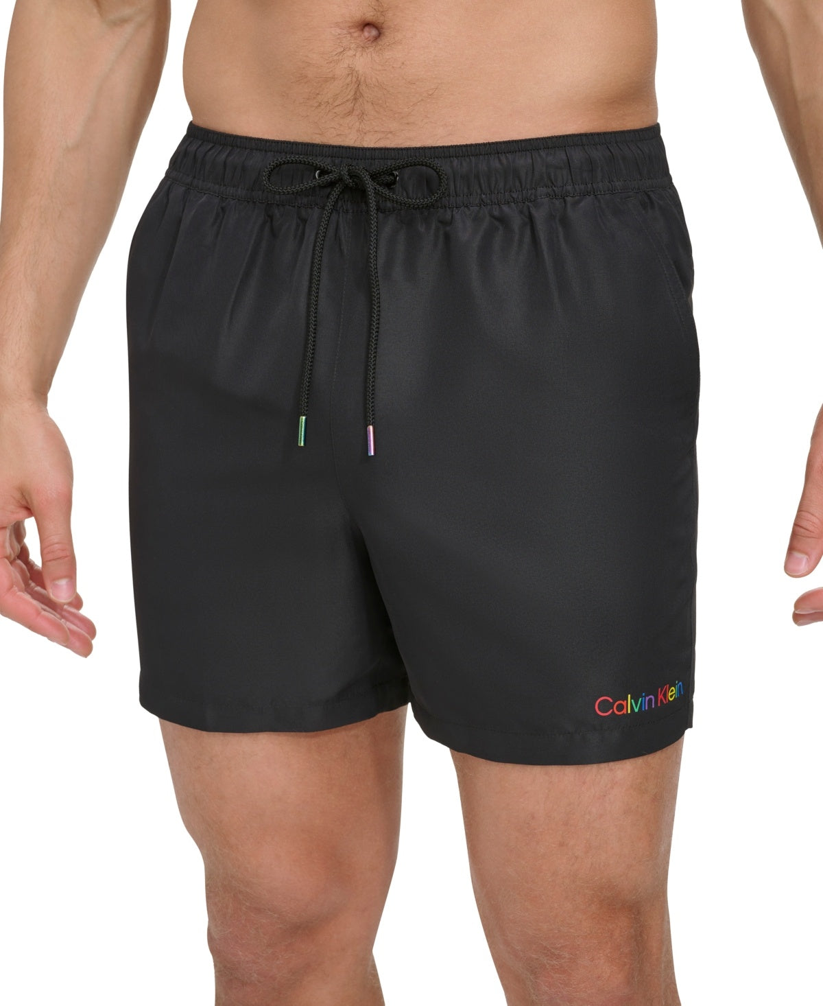Calvin Klein Mens Regular fit Trunks Swimwear XL 5 Inseam Black