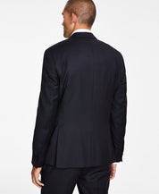 Michael Kors Mens Classic fit Wool Tuxedo Jacket Blazer 36 R Black Solid Stretch