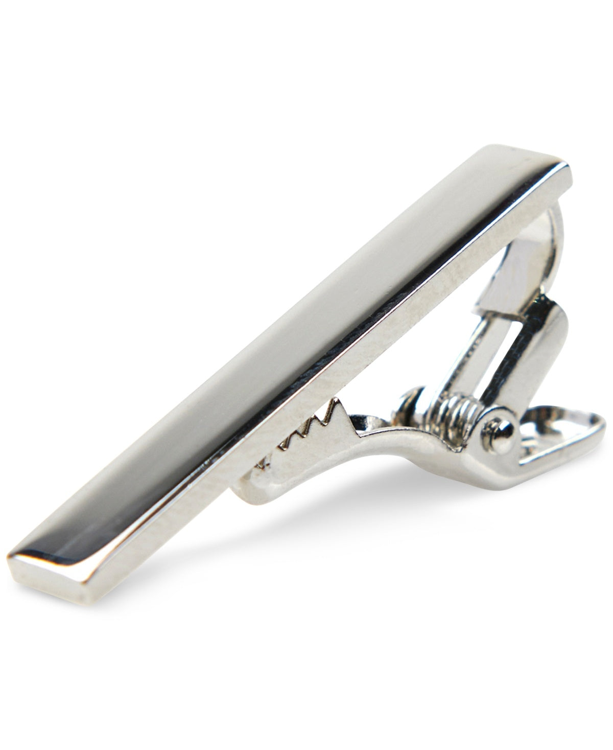 ConStruct Mens Silver Polished 1.5" Tie Bar Silver