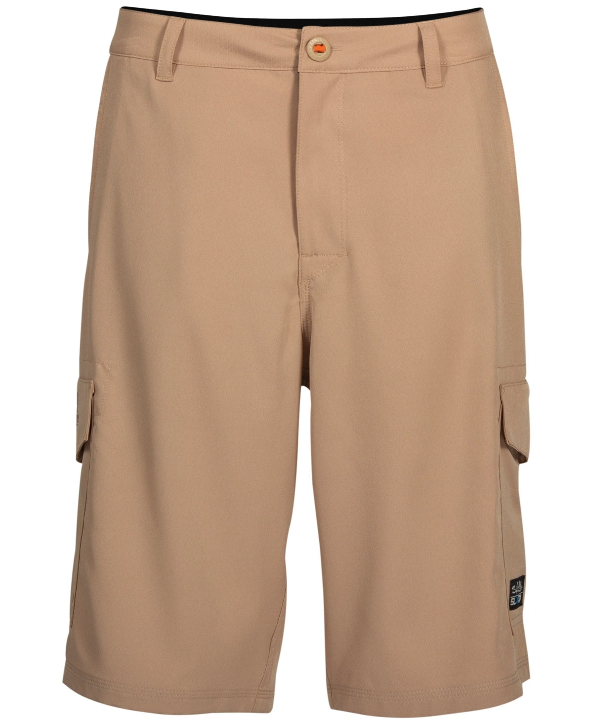 Salt Life Mens Regular fit Cargo Shorts 36 Beige Solid