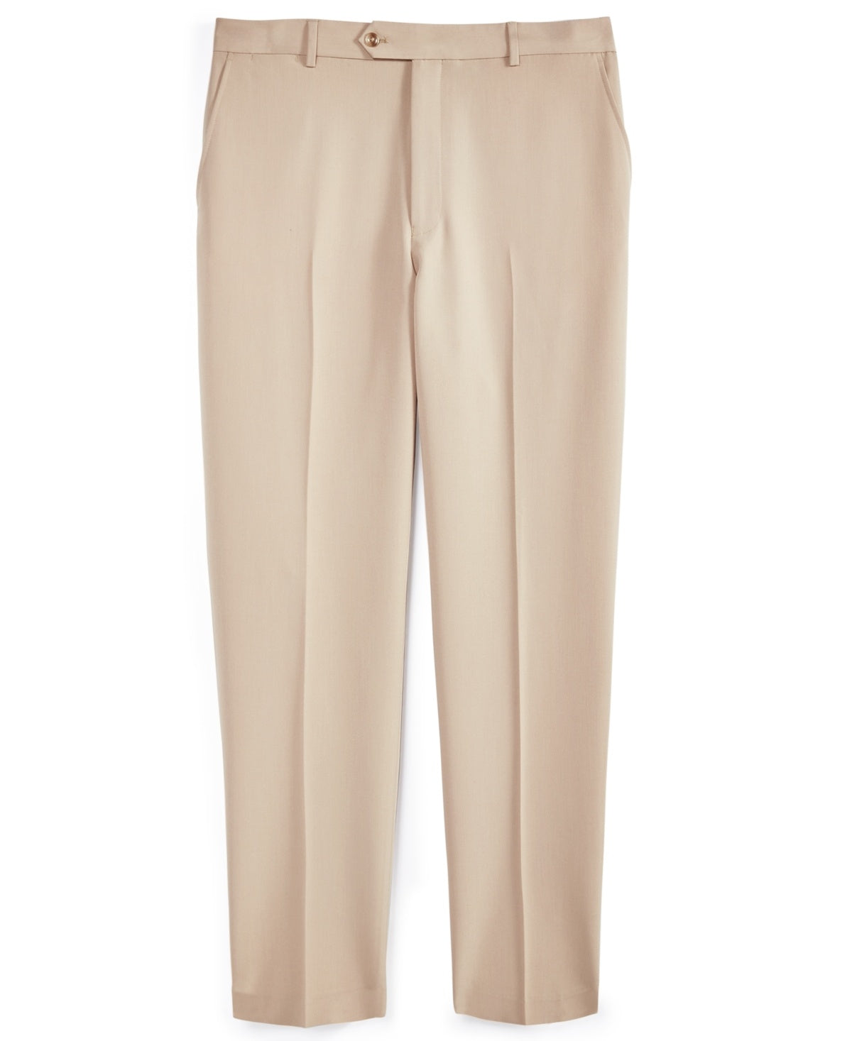 Nautica Mens Modern fit Dress Pants 50 / 32 Beige Solid Stretch