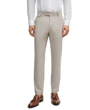 Hugo Boss Men's Genius Micro-Patterned Slim-Fit Dress Pants 36 x 32 Beige