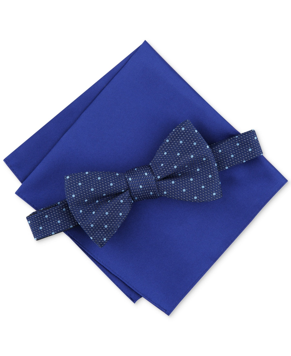 Alfani Men Regular fit Bow Tie Necktie One Size Blue Dot