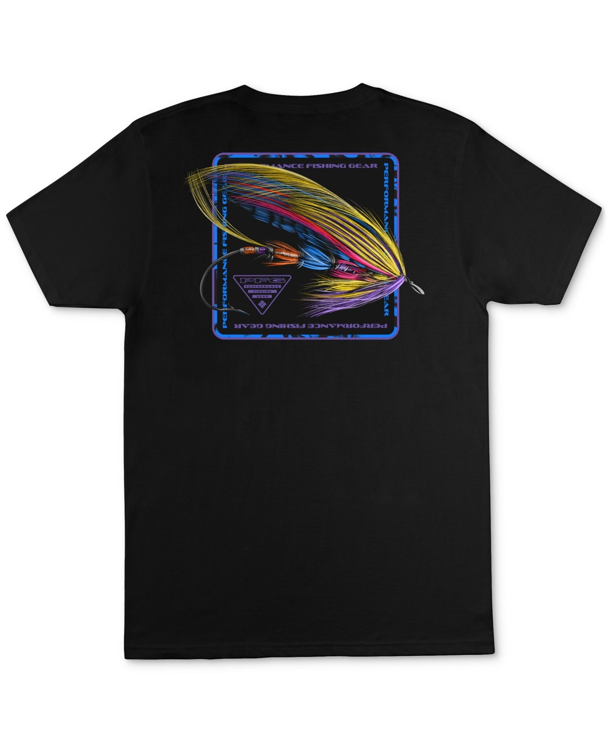 Columbia Mens Regular fit Short Sleeve Graphic T-Shirt Shirt Large Black Solid