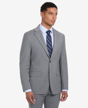Tommy Hilfiger Mens Modern fit Suit Jacket Blazer 40 S Grey Solid Stretch