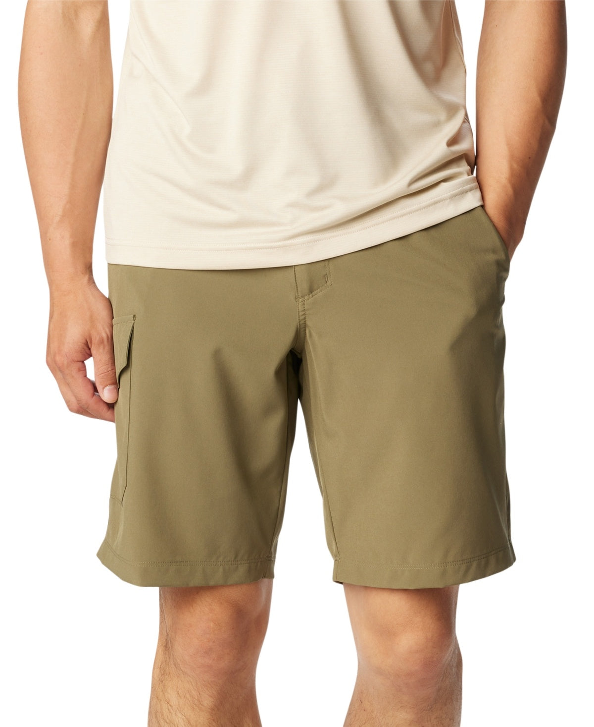 Columbia Mens Regular fit Cargo Shorts 38 Green Solid