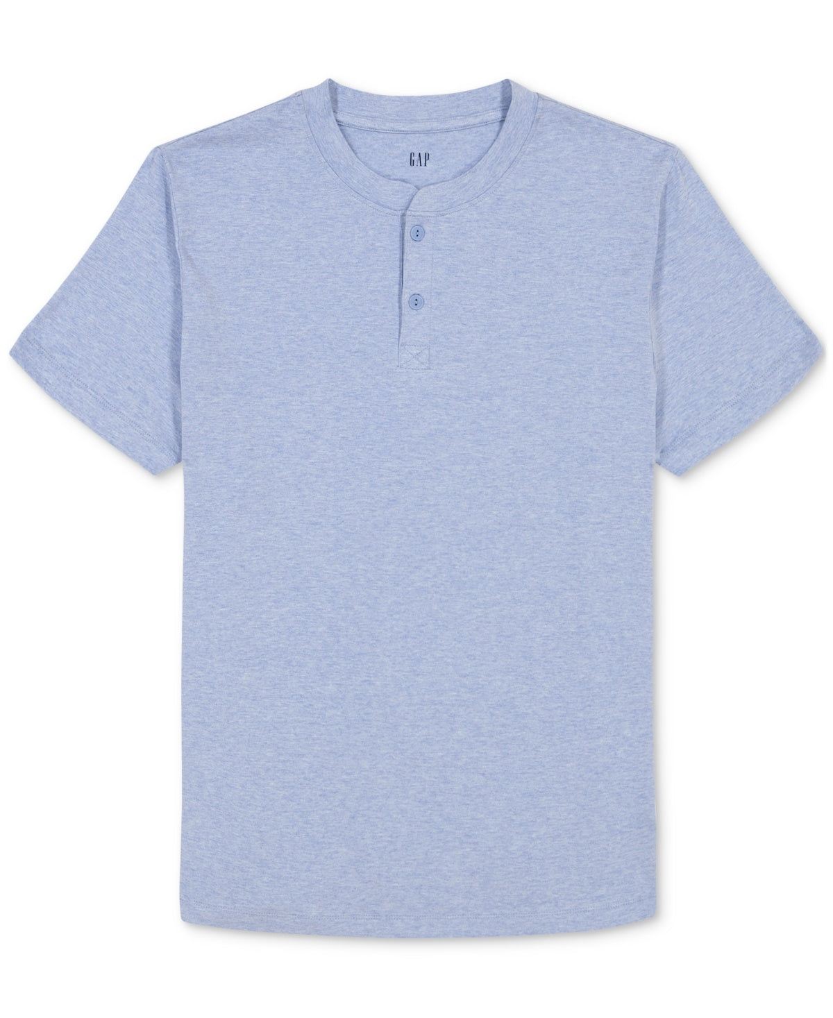 Gap Mens Regular fit Pajama Set Henley T-Shirt Shorts Sleepwear Medium Blue