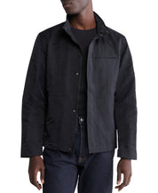 Calvin Klein Mens Modern Crinkle Field Jacket Black Medium