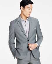 Hugo Boss Mens Modern fit Suit Jacket Blazer 40 S Green Solid Stretch