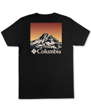Columbia Men Regular fit Short Sleeve Graphic T-Shirt Shirt Medium Black Solid