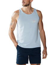 Chubbies Men Regular fit Sleeveless Tank Top Shirt Medium Blue Solid