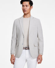Tommy Hilfiger Mens Modern fit Sport Coat Blazer 42 R Beige Solid Stretch