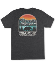 Columbia Men Regular fit Short Sleeve T-Shirt Shirt XXL Grey Solid