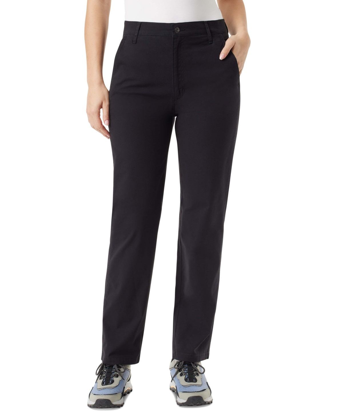 Bass Outdoor Women Slim fit Casual Pants 8 / 31 Black Solid