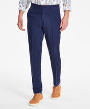 Bar Iii Mens Slim fit Dress Pants 32 / 32 Navy Blue Solid