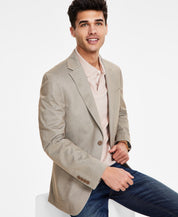 Calvin Klein Mens Slim fit Sport Coat Blazer 38 R Tan