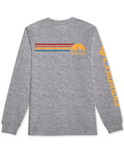 Columbia Men Regular fit Long Sleeve T-Shirt Shirt XL Grey Solid